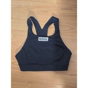Lululemon x SoulCycle Black High Neck Sports Bra Soul Skull Women’s Size 8